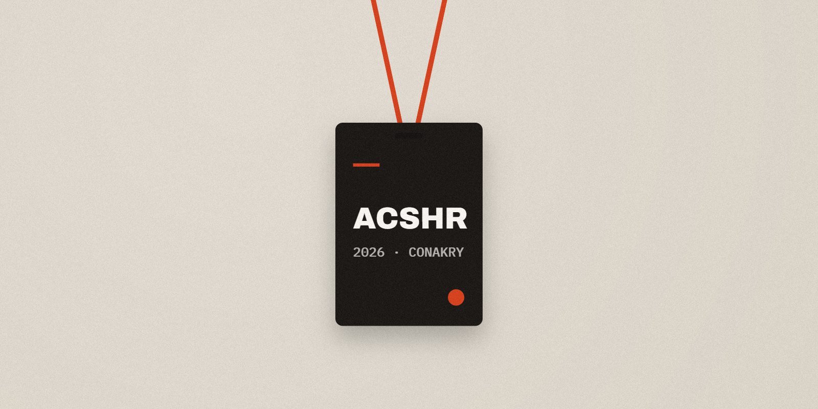 ACSHR 2026, visuel principal