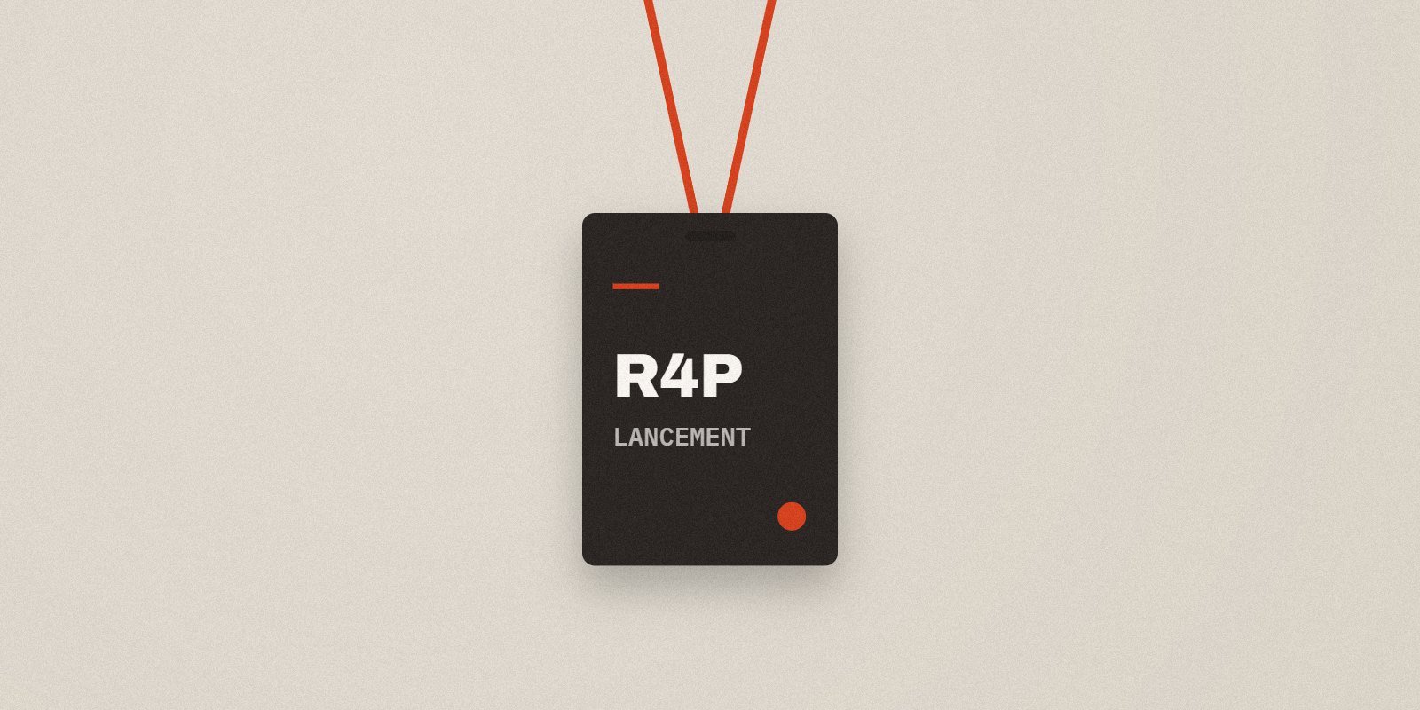 Lancement du projet R4P, visuel principal