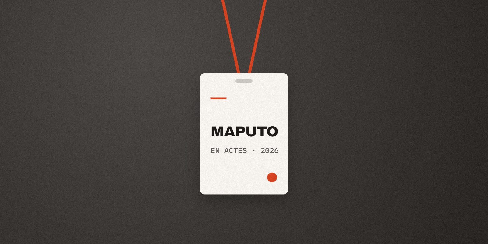 Maputo en actes, visuel principal