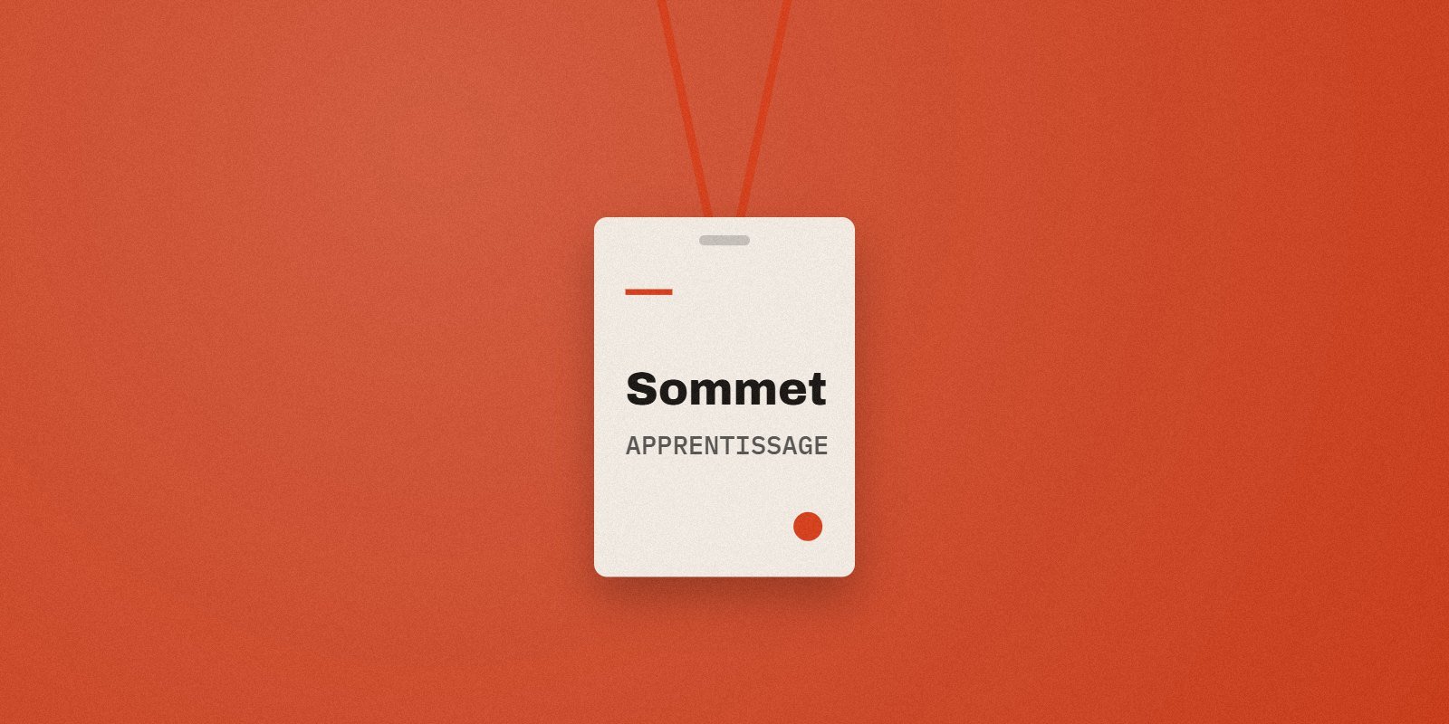 Sommet annuel d'apprentissage, visuel principal